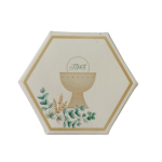Caja de comunión hexagonal 60x40mm