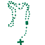 Rosario con Crucifijo Verde