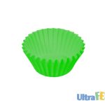 Molde de Papel Gourmet Verde Nº5 2,5x2,5x3cm Pack.100