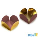 Caja Papel Oro/Marsala 50 Unidades.