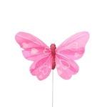 Mariposa Rosa 10cm Caja.12