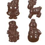 Molde de acetato navideño 4 mod.