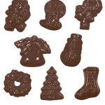 Molde de acetato navideño 9 mod.