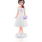 Novia con gafas 18cm