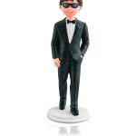 Novio con gafas 18cm