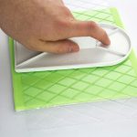 Alfombra de marcado con diseño de diamante de 30 x 15 cm