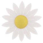 Margaritas en blanco Host 50mm Caja de 200