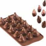 Molde de silicona de árboles de chocolate