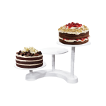 Soporte para tartas con 3 pisos irregulares de 28 cm