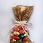 Bolsa de PP Corazones de Pascua Bronce 80x40x250