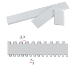 Espátula decoración 34cm 2mod.