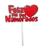 Adorno de MDF Feliz Día de San Valentín 10x13cm