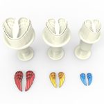 Mini cortador con eyector de alas de ángel 3 piezas.