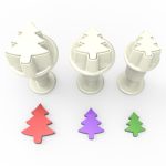 Mini cortador de pino navideño con eyector 3 piezas.