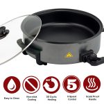 Sartén eléctrica con revestimiento antiadherente