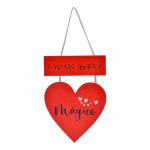 Tablero MDF de San Valentín 21x15xcm