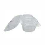 Ensaladera ovalada PP 1000ml 100% reutilizable y