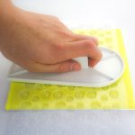 Tapete de marcado en espiral de 30 x 15 cm