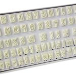 Cortador de alfabeto 64 piezas.