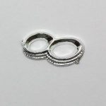 Anillo de bodas de plata 2,5cm sc.6