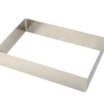 Anillo de acero inoxidable 74x44x8cm