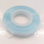 Cinta de raso azul claro 0,6cm x 25 metros