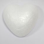 Corazón de poliestireno de 9 cm