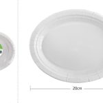 Bandeja Orgánica 20x15,5cm 12 Piezas