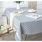 Mantel de papel con estrellas azules 120 x 180 cm