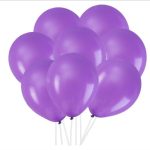 Globos VIOLETA 30cm 8 Piezas.