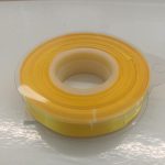 Cinta de raso amarilla 25m 1cm