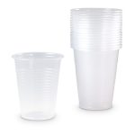 Vaso de plástico para jugos/cerveza 33 ml Paquete de 50