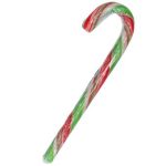 Bastón de caramelo navideño verde 12 g