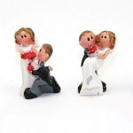 Mini novia y novio 3,5cm