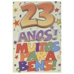 Postal del 23.º cumpleaños