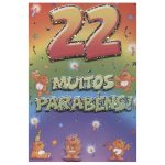 Postal del 22º cumpleaños