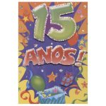 Postal de 15 cumpleaños