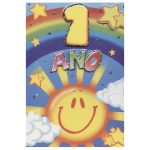 Postal del primer cumpleaños