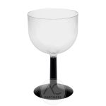 Copa de ginebra con tallo negro