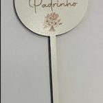 Topper de MDF No me olvidé de la rama del Padrino