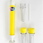 Bomba pulverizadora amarilla FAB