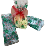 Bolsa de celofán con motivo navideño 250x80x40mm Sc.
