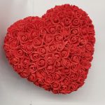 Rosas de corazón 25cm