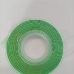 Cinta de raso de hoja verde 0,6 cm x 25 metros