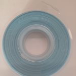 Cinta de raso azul bebé de 3 mm x 80 metros