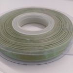 Cinta de organza verde musgo 35 m x 1 cm