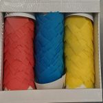 Tulipanes de papel colores surtidos 140/50 80x50mm