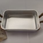 Mini cacerola de aluminio con asas 15,5 x 9,5 x 45 cm