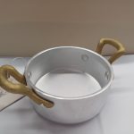 Mini cacerola de aluminio con asas 10,5 x 5 cm