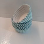 Molde para mini cupcakes azul claro 5x2,5x3,5cm E
